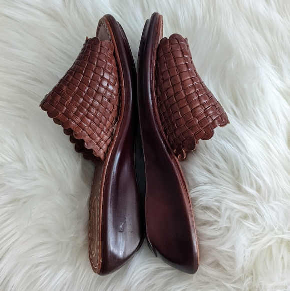 Vintage Artesanias Hermanos Gomez Woven Leather Sandals | 7.5 - Picture 7 of 9